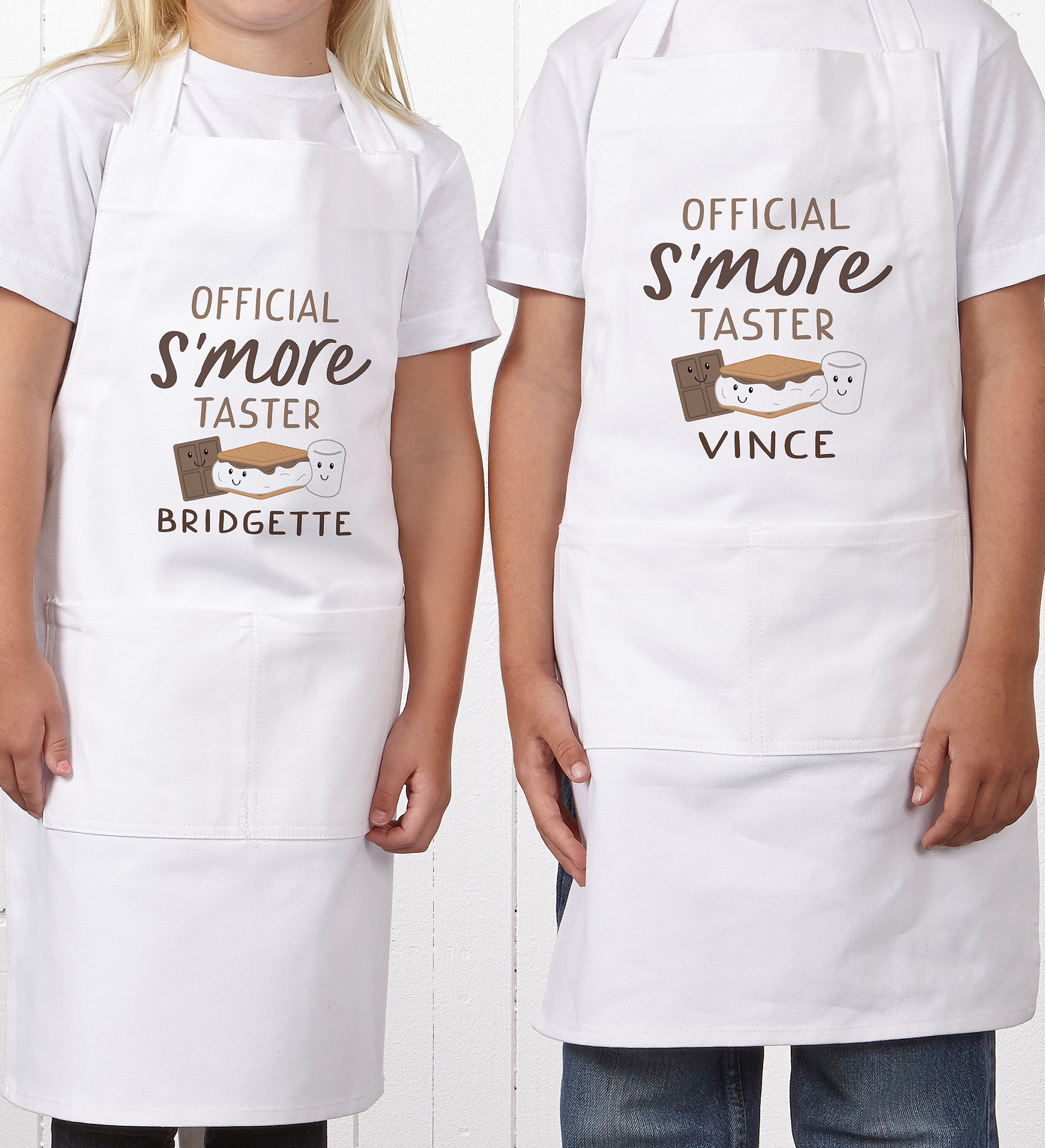 S'mores Personalized Youth Apron 